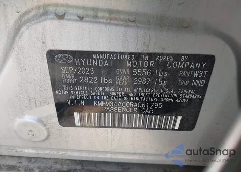 2024 Hyundai Ioniq 6 Sel из США, поврежденный, VIN KMHM34AC0RA061795